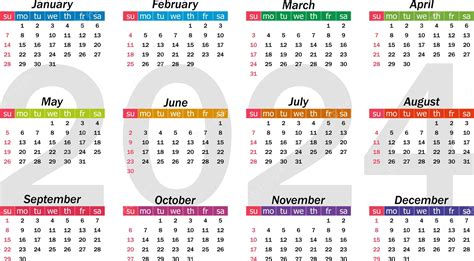 Calendar 2024 Template Planner 2024 Year Wall Calendar 53 Off