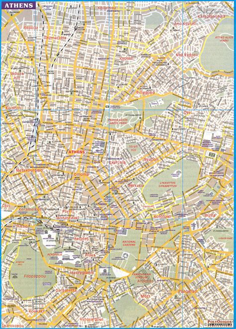 Large Athens Maps For Free Download And Print High Resolution And