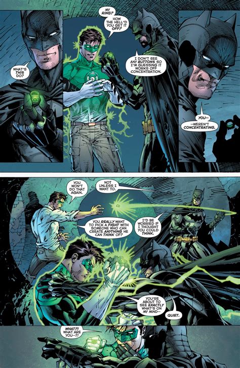 Justice League New 52 Issue 1 Batman And Green Lantern