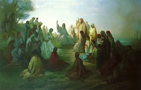 Gustave Dores Jesus Preaching On The Mount