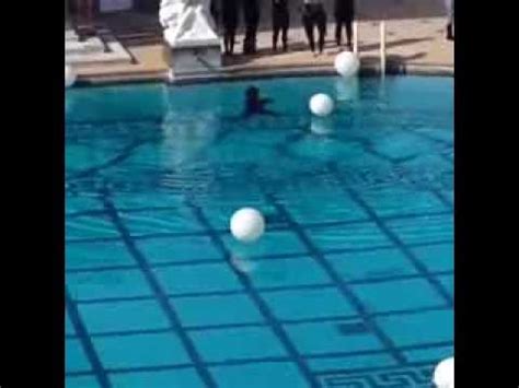 Lady Gaga Swim In Neptune Pool At Hearst Castle With VENUS As Backsong
