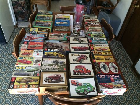 Another Collection Of Old Model Kits Found Model Cars Collection Model Kits Hobbies Car Model