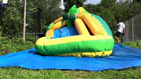 Deliver The 18 Feet Tall Topical Waterslide Youtube