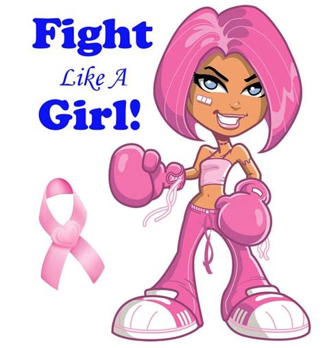 Cancer Fabric Breast Cancer Custom Print Panel Fight Like A Girl On Beautiful Quilt
