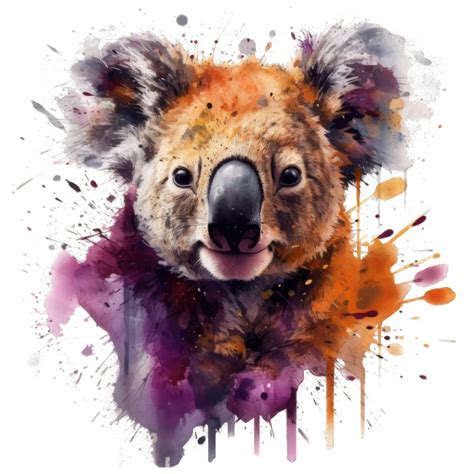 Abstract Koala Artdesigne999 Paintings And Prints Animals Birds