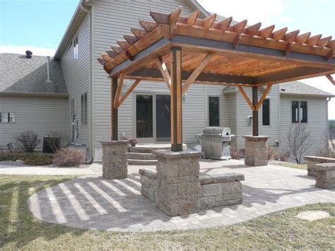 Porch Landscaping Pergola Patio Backyard Pool Landscaping Ideas