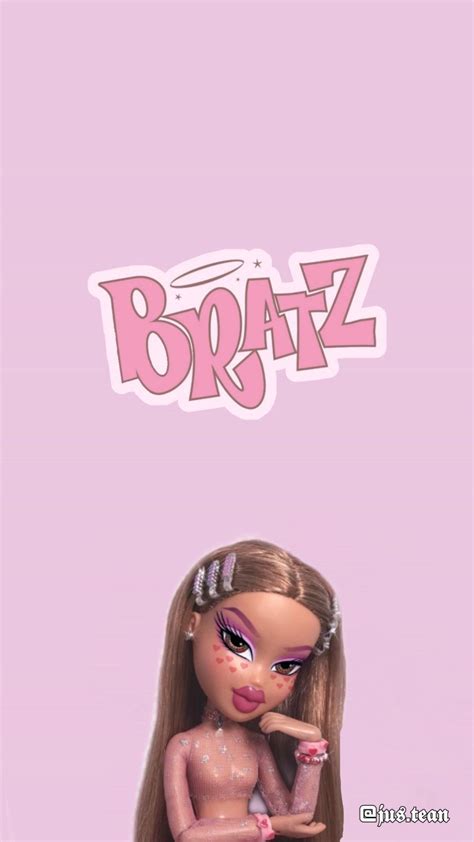 Bratz red glittery sparkly wallpaper good for profile picture all social media feed filler bratz with pearls blond hair red latex hat and crop top with cute red saying i thought i liked you more than i would cute for a wallpaper good for social media filler very pretty cute bratz brats doll baddie gangsta… Pin en el fondo de pantalla in 2020 | Bratz girls, Iphone wallpaper tumblr aesthetic, Pastel ...