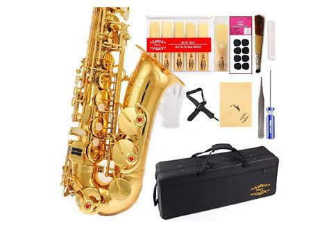 Glory Professional Alto Eb Sax Saxophone Gold Laquer Finish Reverb