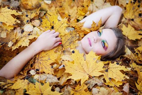 Autumn Girl Stock Image Image Of Portrait Girl Model 34428233