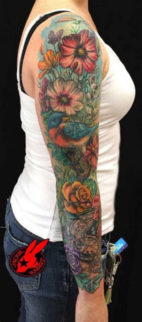 Https://techalive.net/tattoo/floral Design Sleeve Tattoos