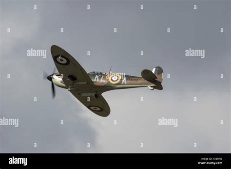Supermarine Spitfire Mk Ia X4650 Flying At The Battle Of Britain 75th