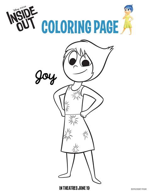 Disney Pixar Inside Out Free Coloring Sheets Highlights Along The Way