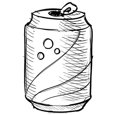 Soda Can Page Coloring Pages