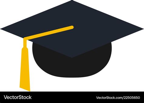 Graduation Cap Logo Icon Design Template Vector Image