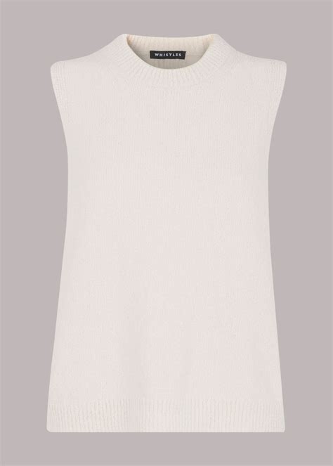 Ivory Knitted Tank Top Whistles