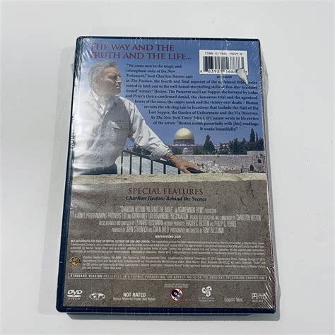new sealed charlton heston presents the bible the passion dvds 883929168873 ebay