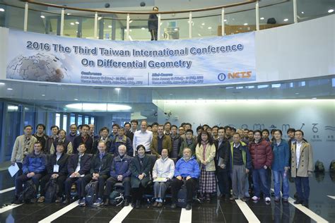 201601 The Third Taiwan International Conference On Differential