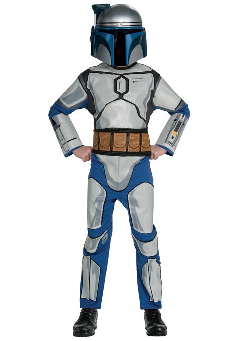 Men Star Wars Jango Fett Adult Halloween Costume With Weapons Armored Bounty Hunter Specialty