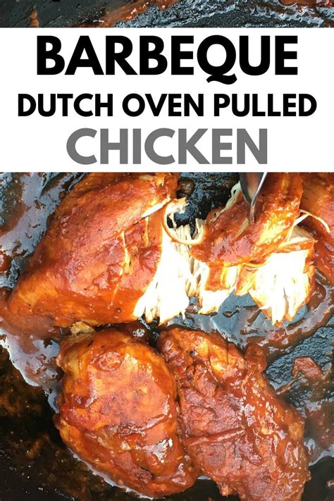 Place the slices in the marinade, cover tightly with plastic wrap and marinate for 2 hours in 2. Campfire Dutch Oven Pulled Chicken Recipe - One Mighty ...