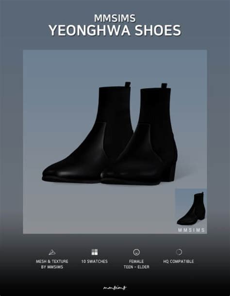 Sims 4 Yeonghwa Shoes At Mssims The Sims Game