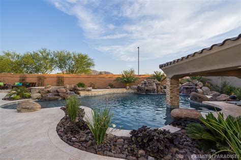 premier paradise inc backyard boulder living gilbert arizona paradise