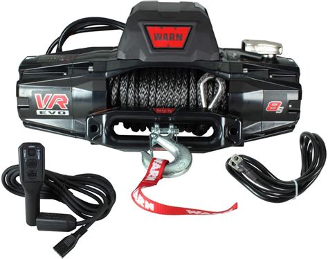 Warn 103251 Vr Evo 8 S Electric 12v Dc Winch With Synthetic Rope 38″ Diameter X 90′ Length 4