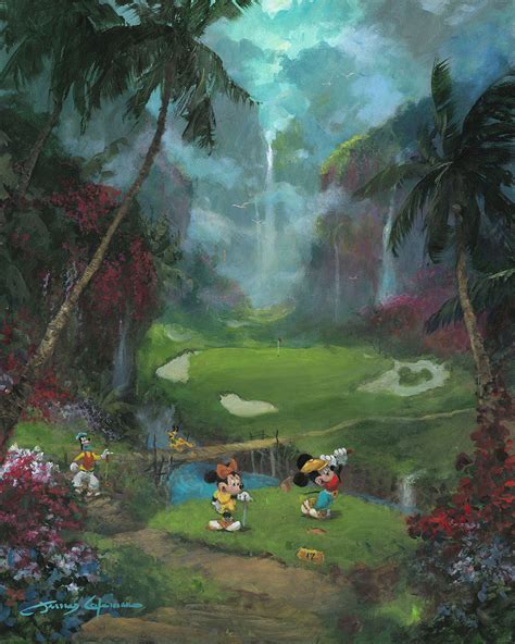 Disney 17th Tee In Paradise By James Coleman Art Center Gallery
