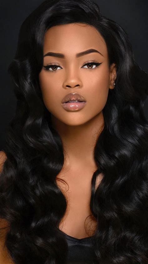Light Skin Black Women Beautiful Actresses Blackwomenbeautiful Beauty Hair Waves Hair Beauty