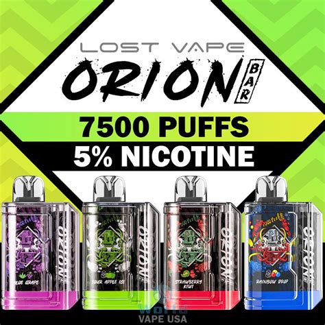 Unveiling The Lost Vape Orion Bar 7500 A Game Changer In Vaping