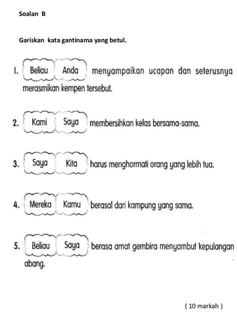 Maybe you would like to learn more about one of these? ujian penulisan bahasa melayu tahun 3 (With images ...