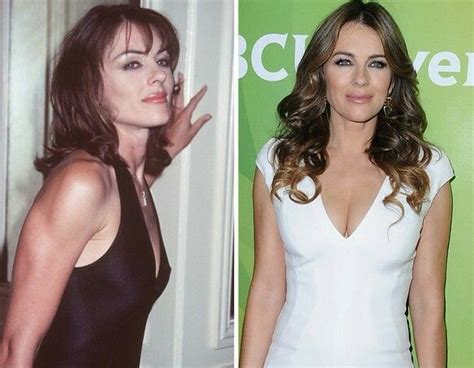 Ladies Of The 80s And 90s Then And Now Elizabeth Hurley Lady
