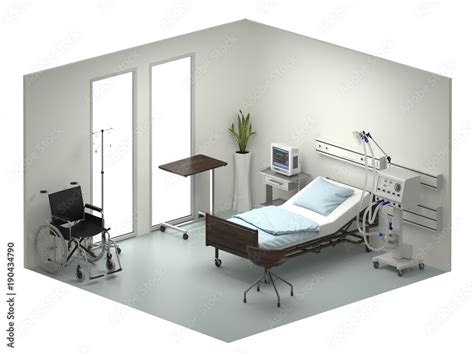 3d hospital room