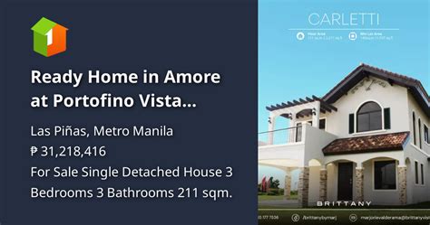 Ready Home In Amore At Portofino Vista Alabang House And Lot 🏘️