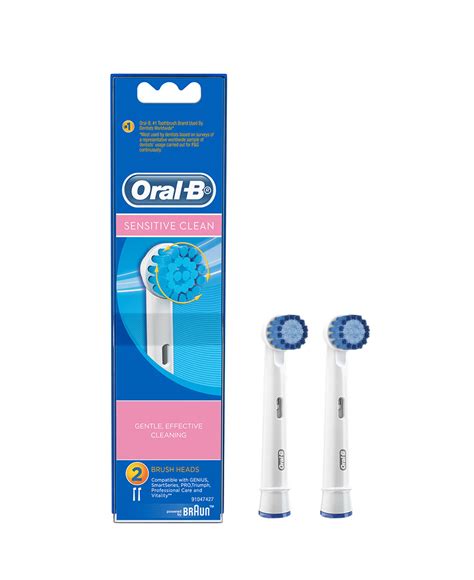 Oral B Sensitive 2 Pack Toothbrush Heads Shaver Shop