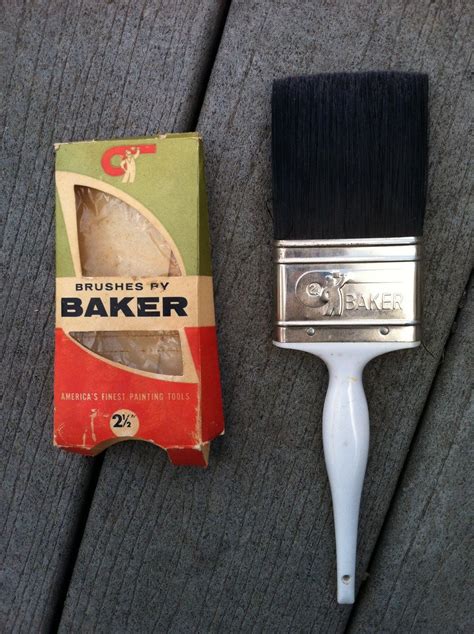 Vintage Paintbrush Brushes By Baker Size 2 12 By Staynostalgic On Etsy