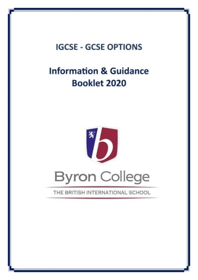 Igcse Gcse Options