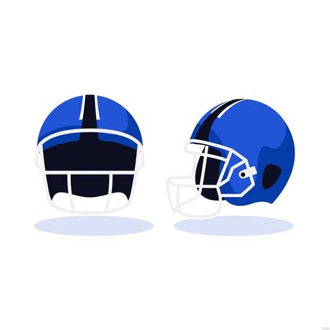 Football Helmet In Illustrator Svg  Eps Png Download