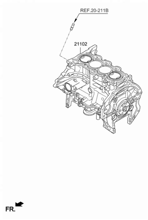 Short Engine Assy 2019 Hyundai Tucson