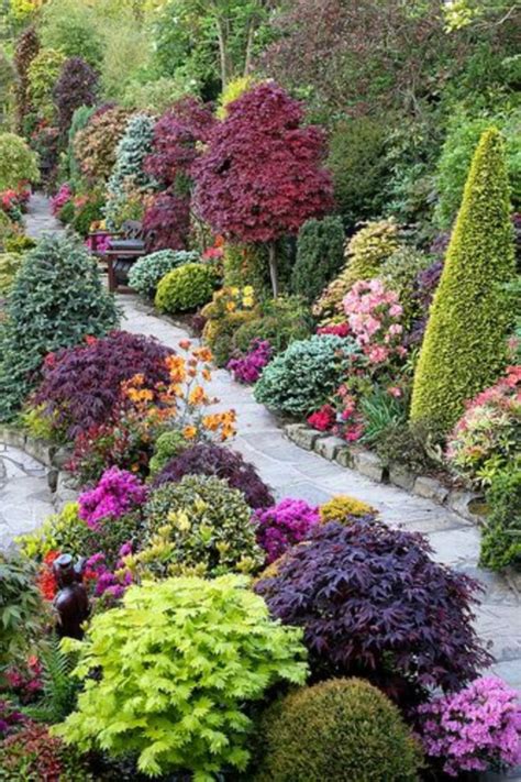Colorful Landscaping Ideas With Low Maintenance Flower Bushes Hoommy