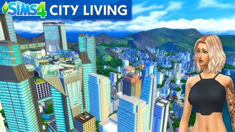 the sims 4 city life new sims 4 city living dlc update sims 4 episode 17 youtube
