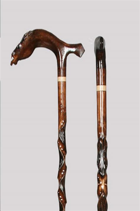 Handmade Special Unique Turkish Wooden Walking Stick Cane