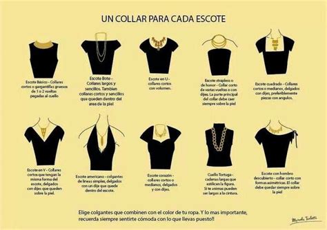 Pin de Edwige Arias en Style Guía de collares Collar para vestido