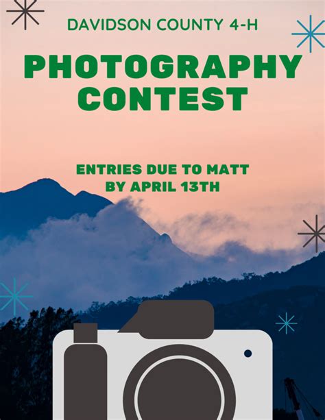 Davidson County 4 H Photography Contest Nc Cooperative Extension