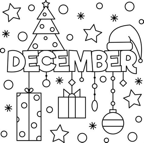 End Of The Year December Colouring Sheet Thrifty Mommas Tips Hojas