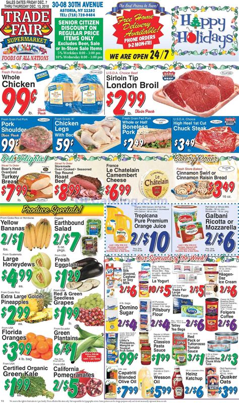 Here you will find the most current food fair ad featuring great prices on: Trade Fair Supermarket Weekly Circular July 5 - 11, 2019