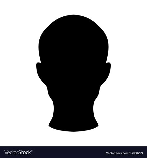 Head Silhouette Royalty Free Vector Image Vectorstock