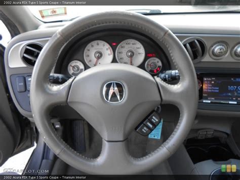 Titanium Interior Steering Wheel For The 2002 Acura Rsx Type S Sports