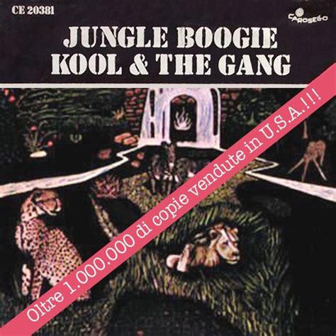 1974 Kool And The Gang Jungle Boogie Funk Music Jungle Boogie Album Art