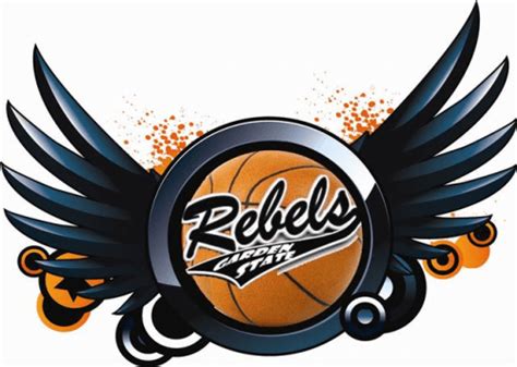 Logo De Rebels Basketball Clip Art Library