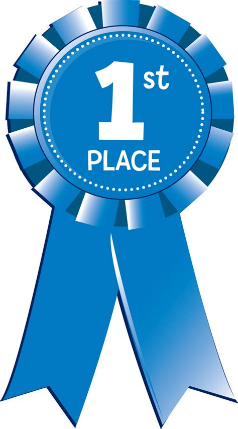 Blue Ribbon First Place Award Clip Art Clipart Best